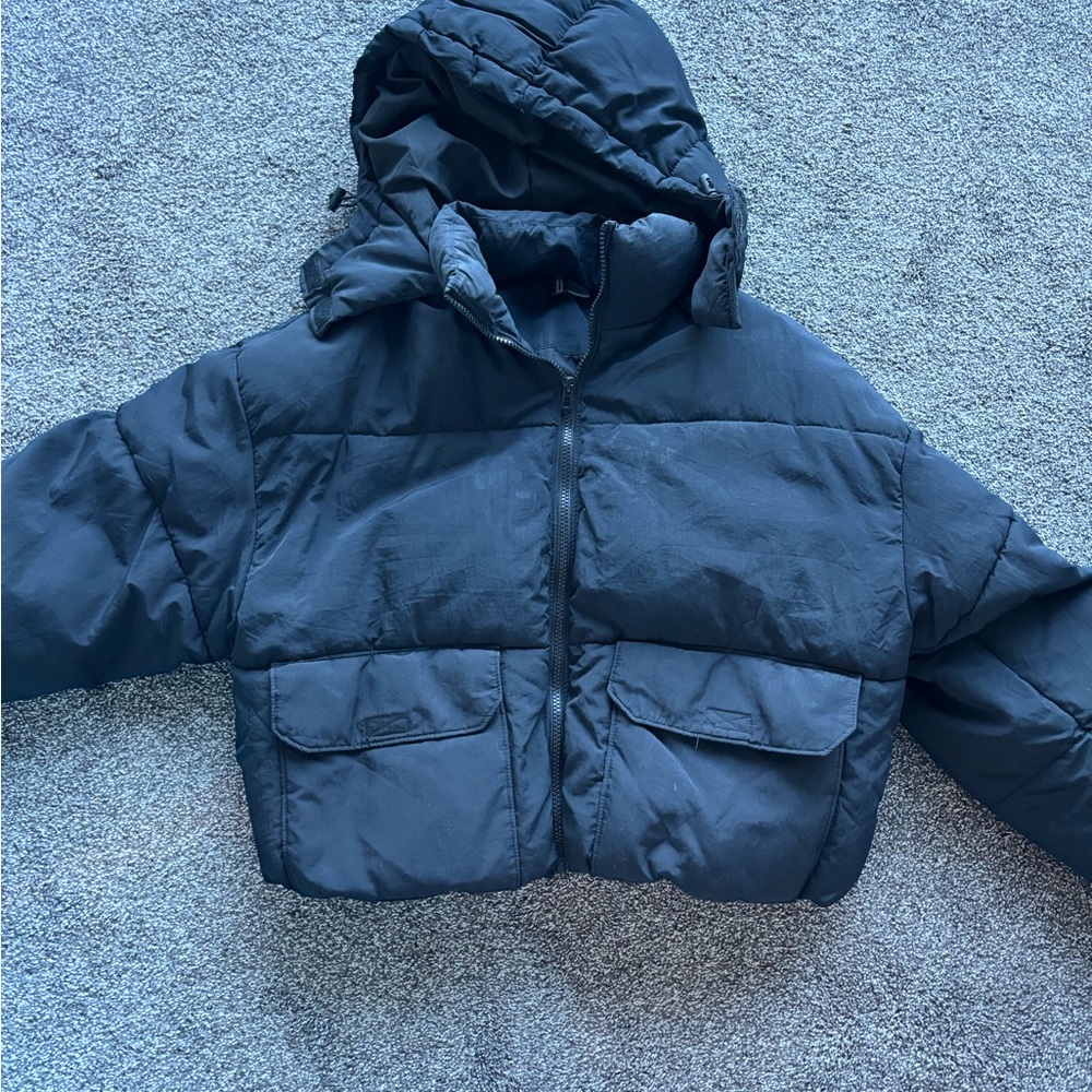 Divided Black Puffer Jacket